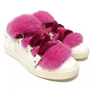 Moncler Mink Fur Sneakers